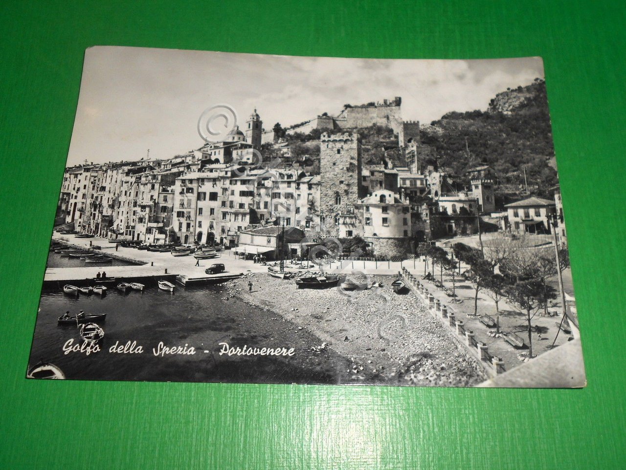 Cartolina Golfo della Spezia - Portovenere 1954.