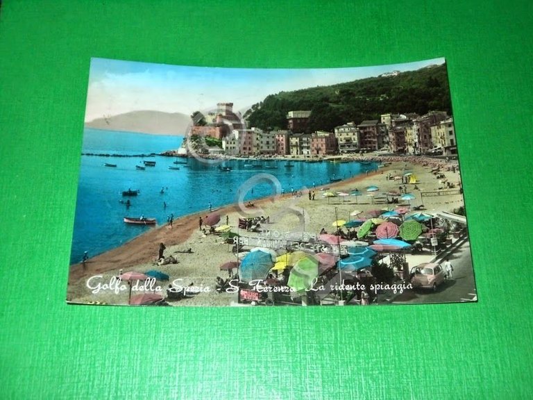 Cartolina Golfo della Spezia - San Terenzo - La ridente …