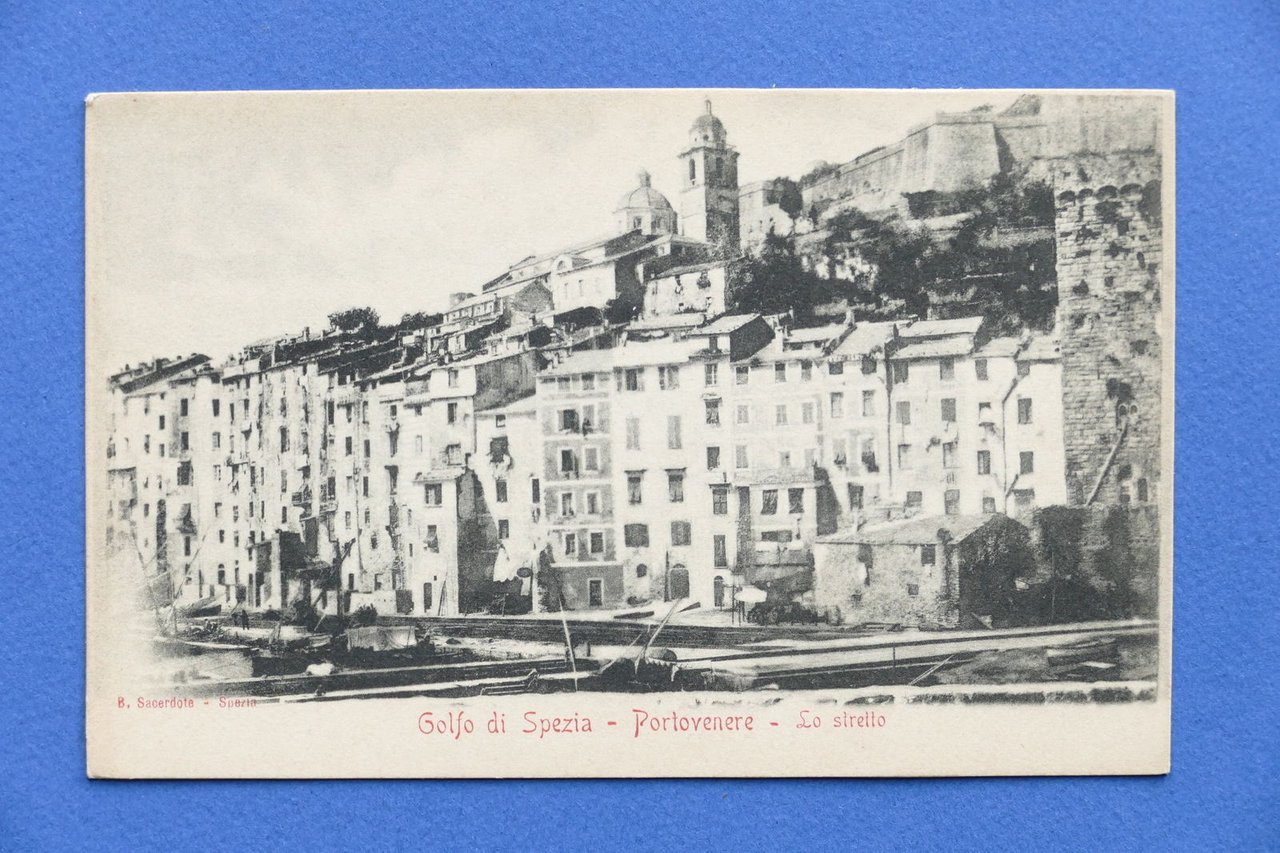 Cartolina Golfo di Spezia - Portovenere - Lo Stretto - …