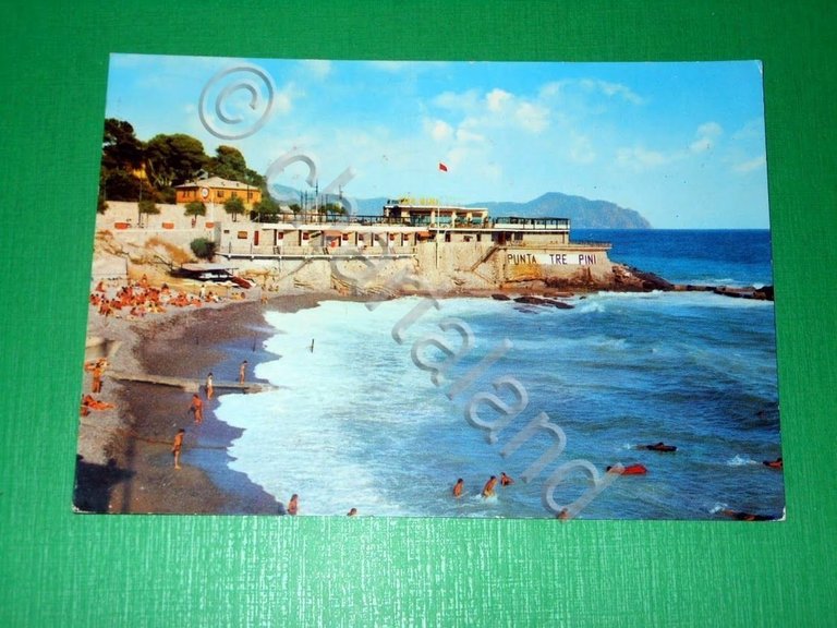 Cartolina Golfo Paradiso - Genova Quarto - Punta Tre Pini …