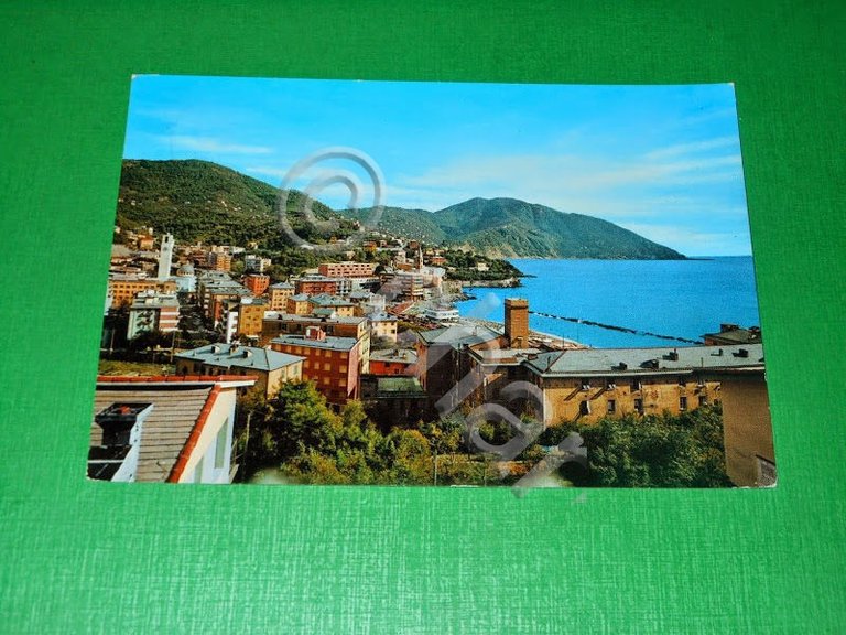 Cartolina Golfo Paradiso - Recco - Panorama 1970.