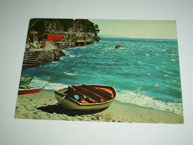 Cartolina Golfo Tigullio - Dettaglio 1958.