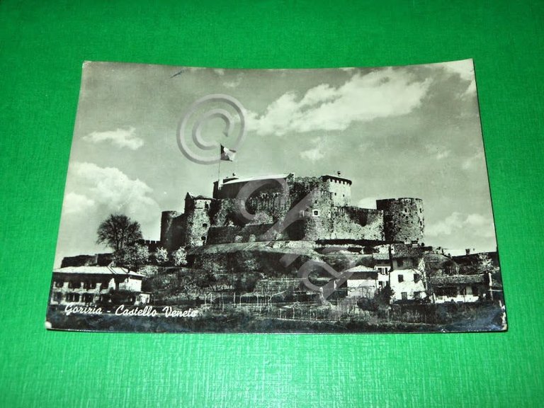 Cartolina Gorizia - Castello Veneto 1955