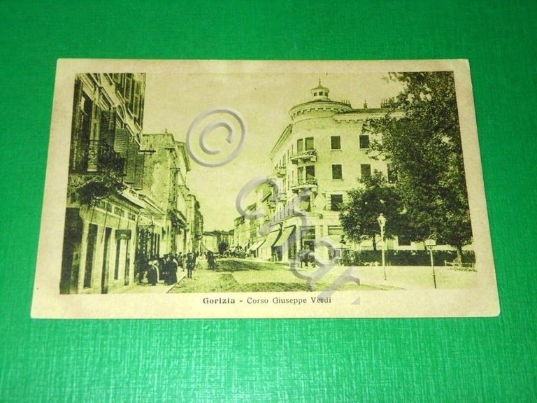 Cartolina Gorizia - Corso Giuseppe Verdi 1925 ca.