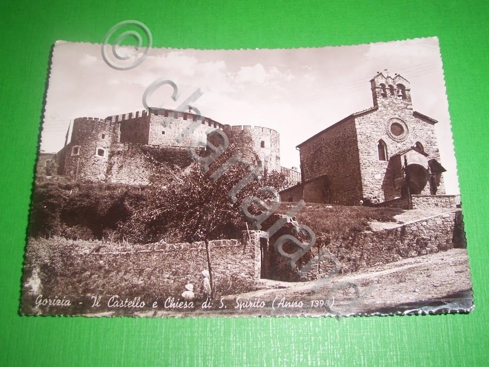 Cartolina Gorizia - Il Castello e Chiesa di S. Spirito … | Immagine principale