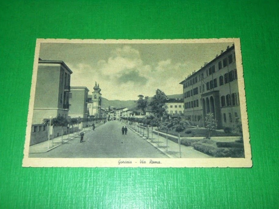 Cartolina Gorizia - Via Roma 1941.