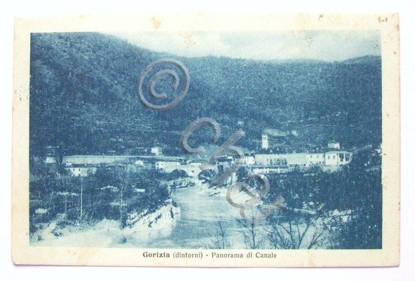 Cartolina Gorizia ( dintorni )- Panorama di Canale 1916 | Immagine principale