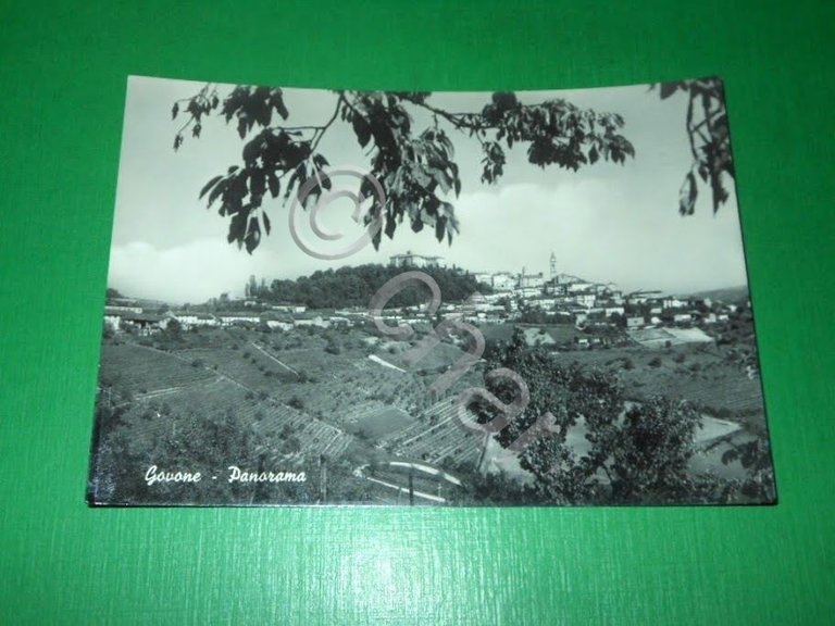 Cartolina Govone - Panorama 1955 ca | Immagine Gallery 2