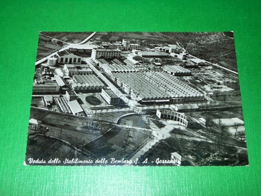 Cartolina Gozzano - Veduta dello Stabilimento della Bemberg S. A. …