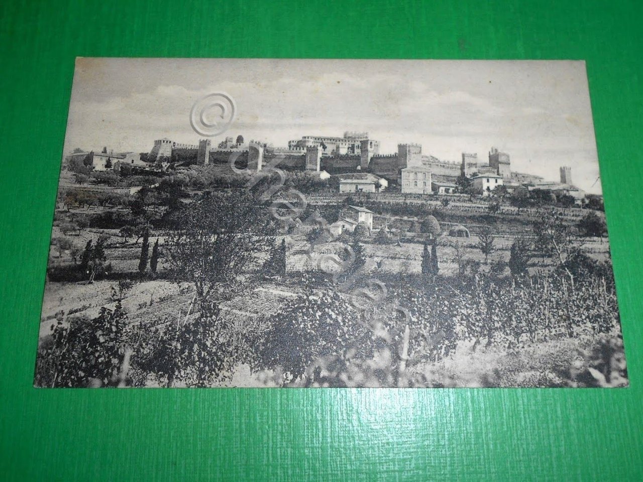 Cartolina Gradara - Panorama 1920 ca.
