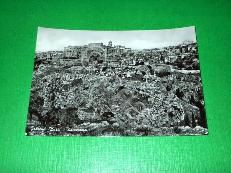 Cartolina Gravina ( Bari ) - Panorama 1957