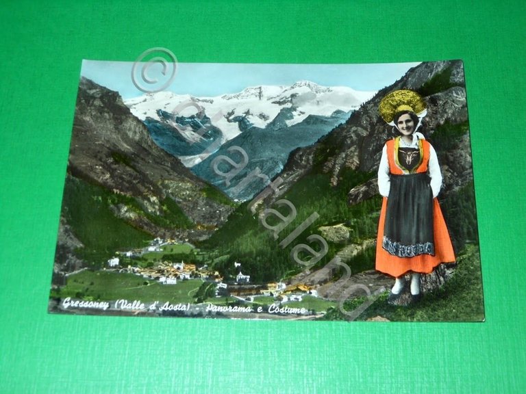 Cartolina Gressoney ( Valle d' Aosta ) - Panorama e … | Immagine Gallery 2