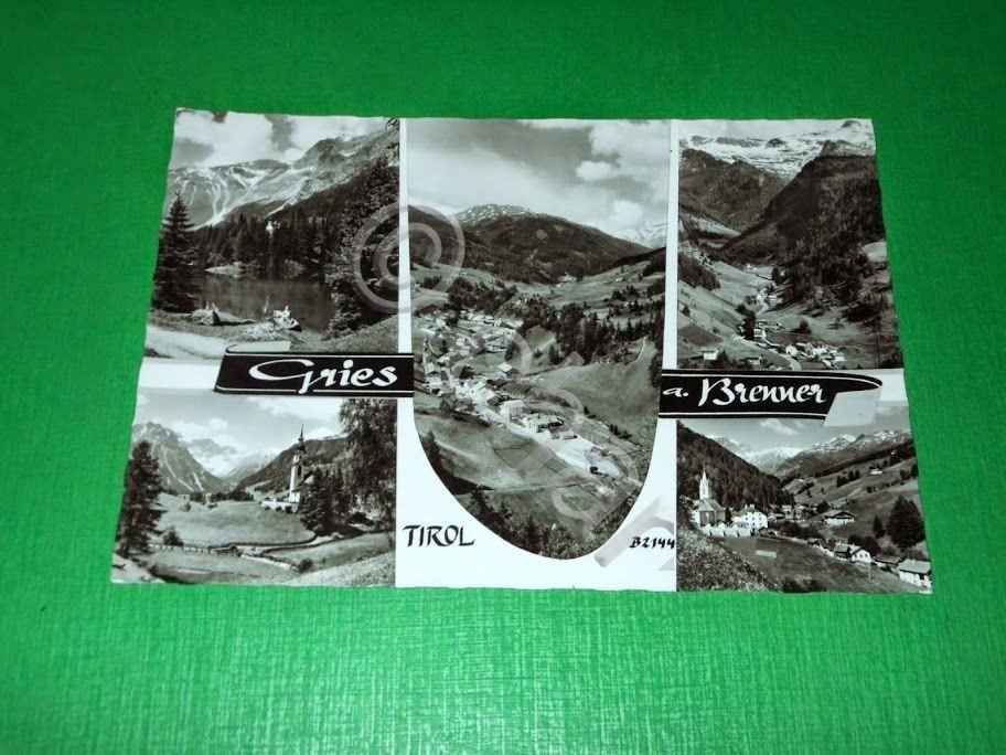 Cartolina Gries am Brenner - Vedute diverse 1955 ca.