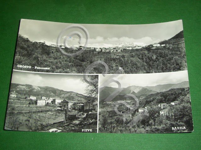 Cartolina Groppo / Pieve / Barbia - Vedute diverse 1964.