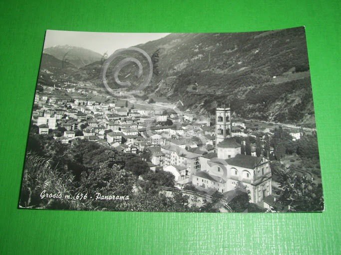 Cartolina Grosio - Panorama 1965