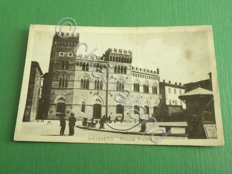 Cartolina Grosseto - Palazzo Provinciale 1930 ca