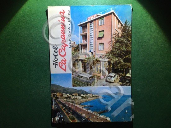 Cartolina Hotel La Capannina - Genova - Lido - Pensione …