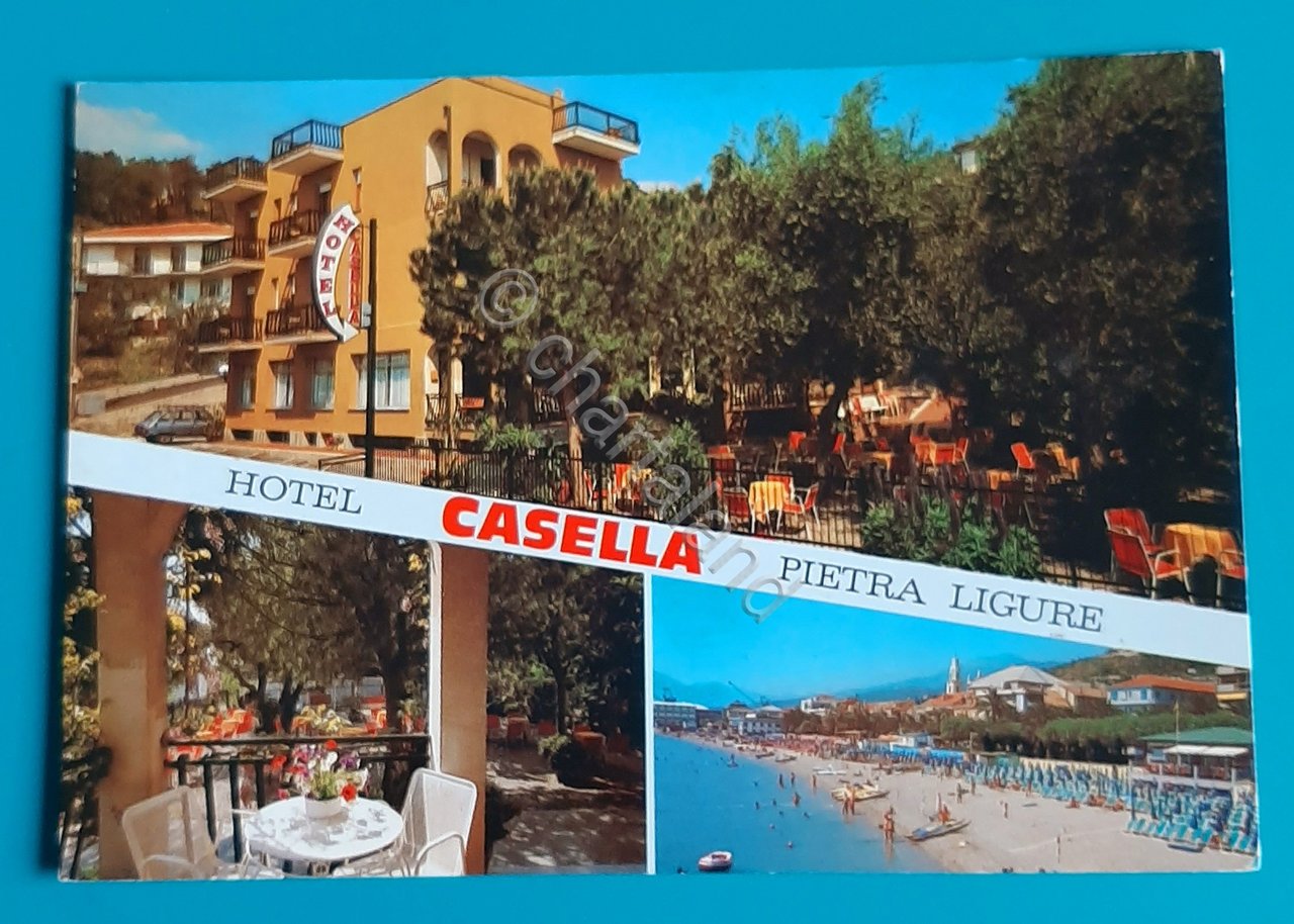 Cartolina Hotel Ristorante Casella - Pietra ligure - Savona - …