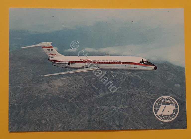 Cartolina Iberia - Lineas Aereas Internacionales De Espana - 1976