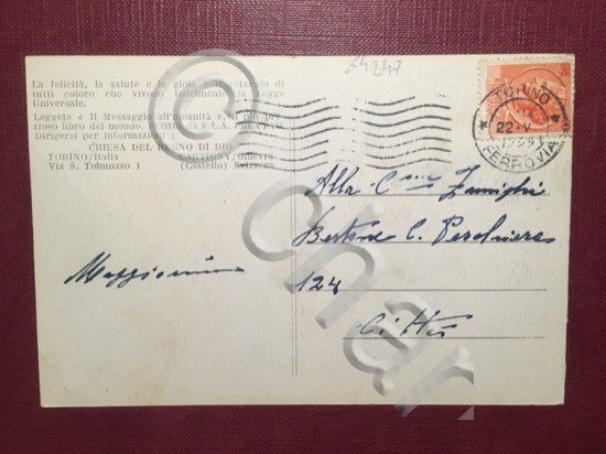 Cartolina Il Castello Della Prosperita - 1935