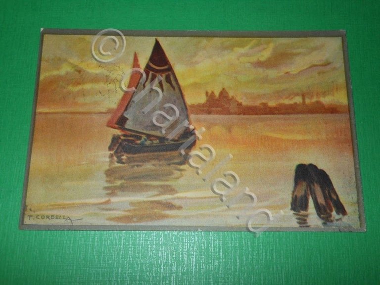 Cartolina illustrata da T. Corbella 1925