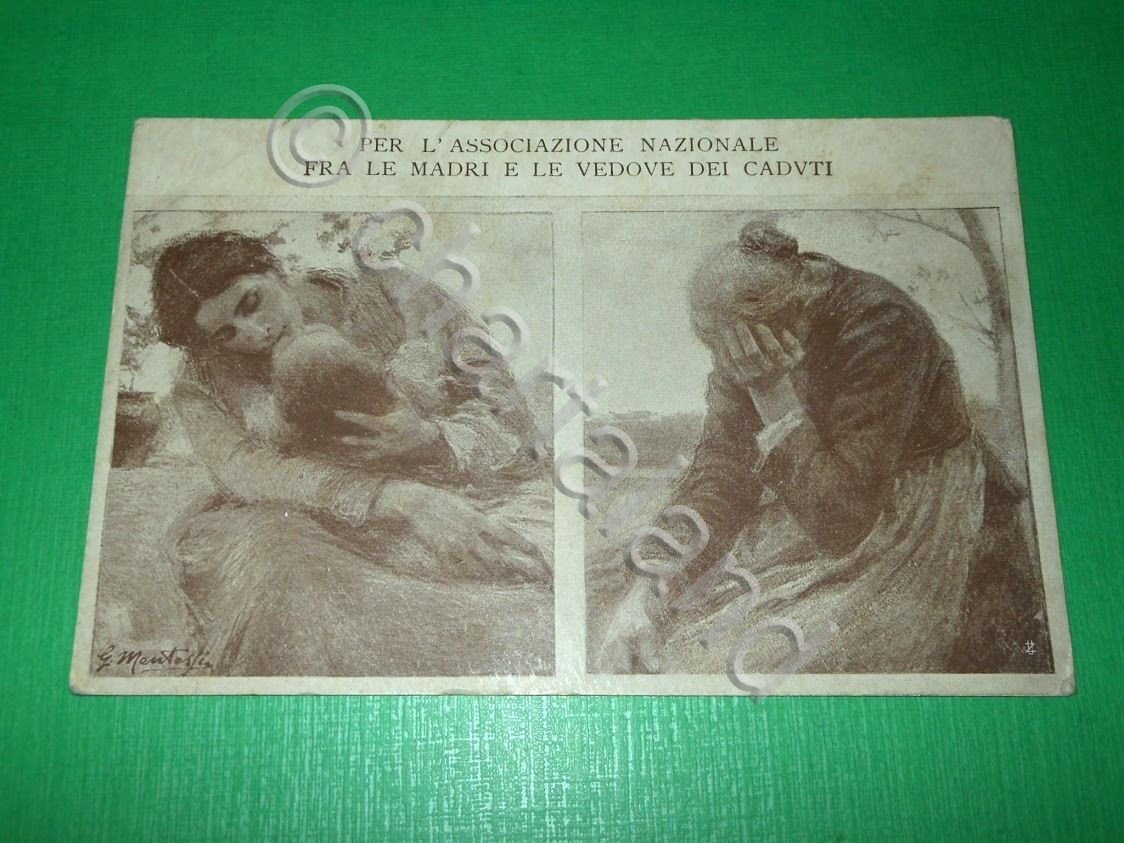 Cartolina illustrata per l'Associazione Naz. fra la Madri e le …