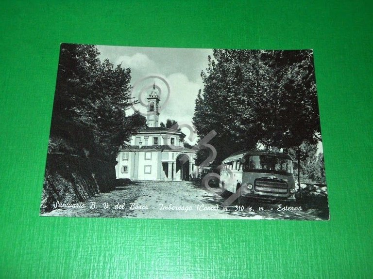 Cartolina Imbersago - Santuario B. V. del Bosco - Esterno … | Immagine Gallery 2