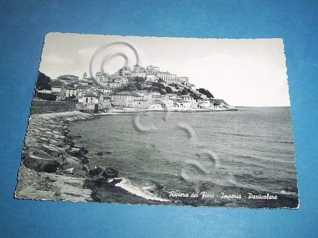 Cartolina Imperia - Particolare di panorama 1950 ca