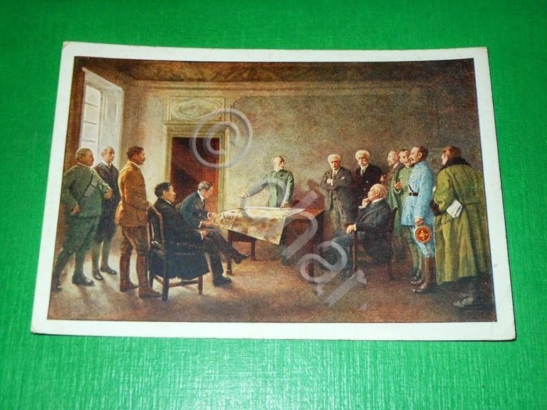 Cartolina in Franchigia Ventennale del Convegno di Peschiera - Pittore …