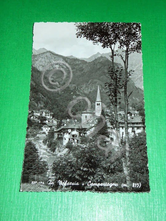 Cartolina In Valsesia - Campertogno 1952.