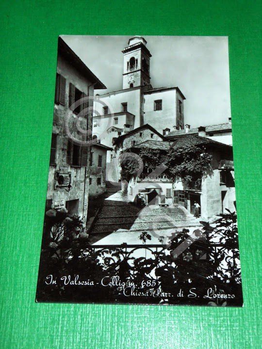 Cartolina In Valsesia - Cellio - Chiesa di S. Lorenzo …