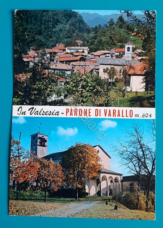 Cartolina In Valsesia - Parone di Varallo - 1970