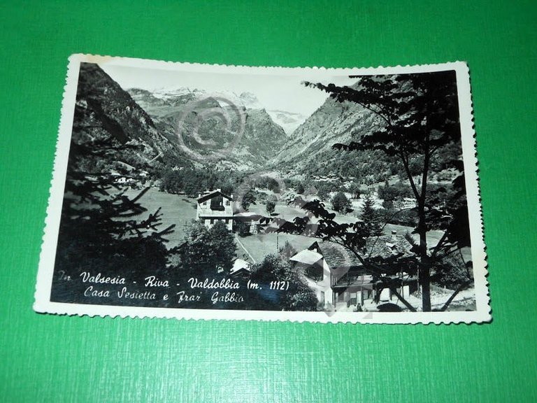 Cartolina In Valsesia - Riva Valdobbia - Casa Sesietta e …