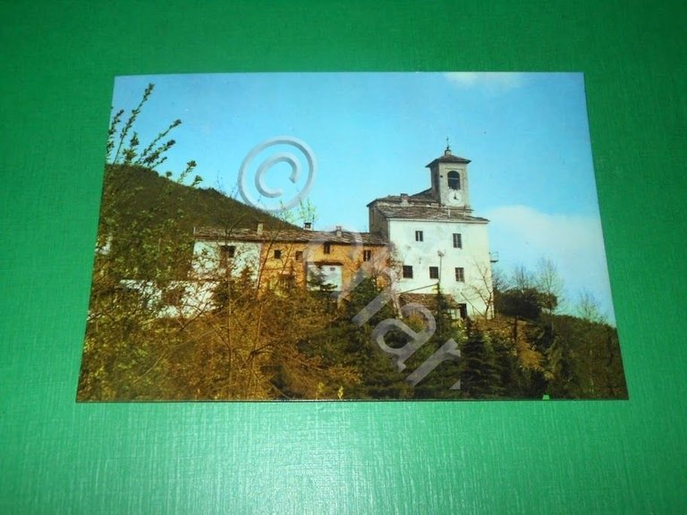 Cartolina Indiritto Coazze - Veduta Parrocchia Medioevale 1985 | Immagine Gallery 2