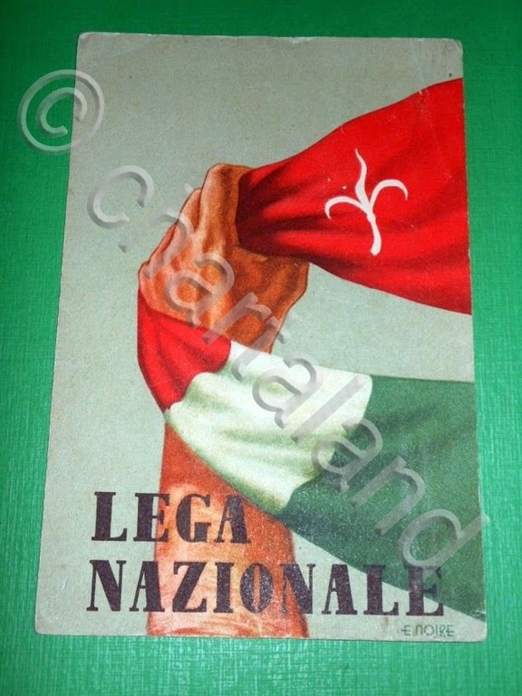 Cartolina irredentismo Trieste e Istria - Lega Nazionale - illustratore …