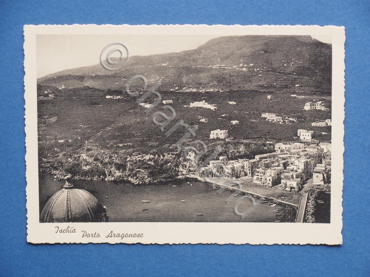 Cartolina Ischia - Porto Aragonese - 1940 ca..