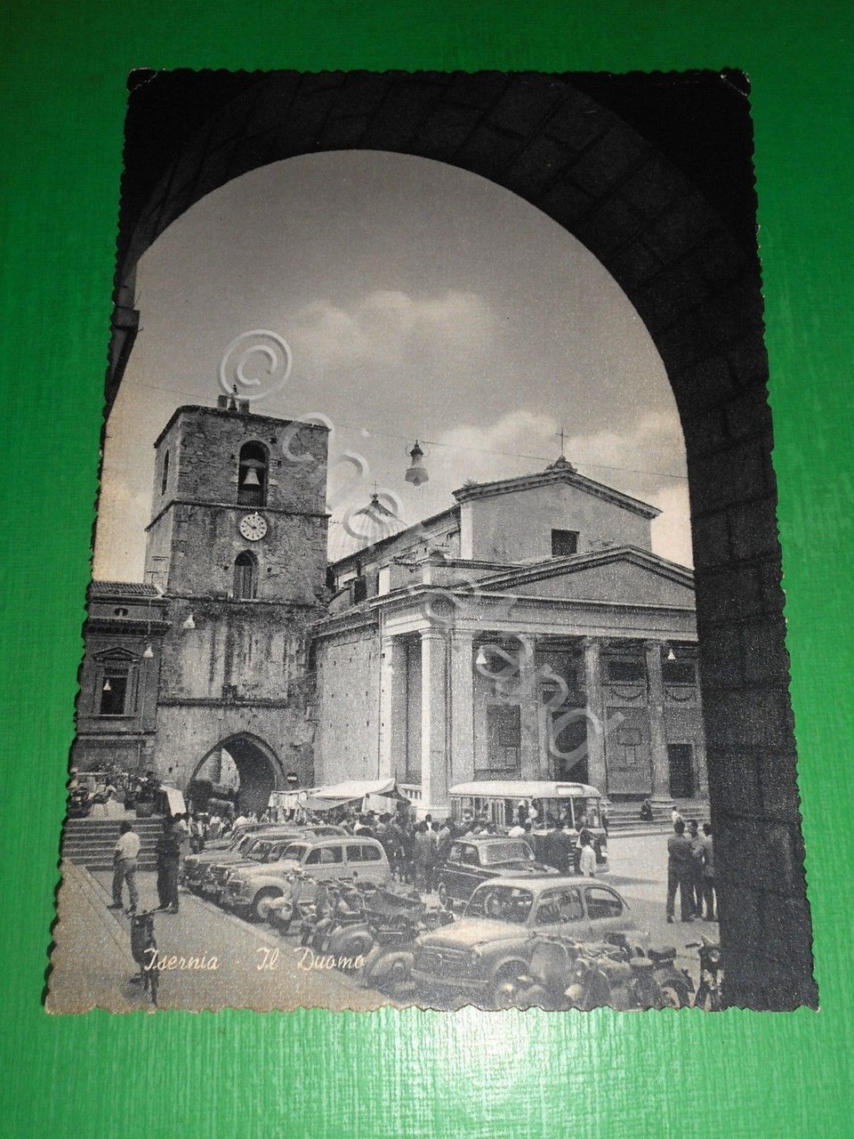 Cartolina Isernia - Il Duomo 1950 ca.