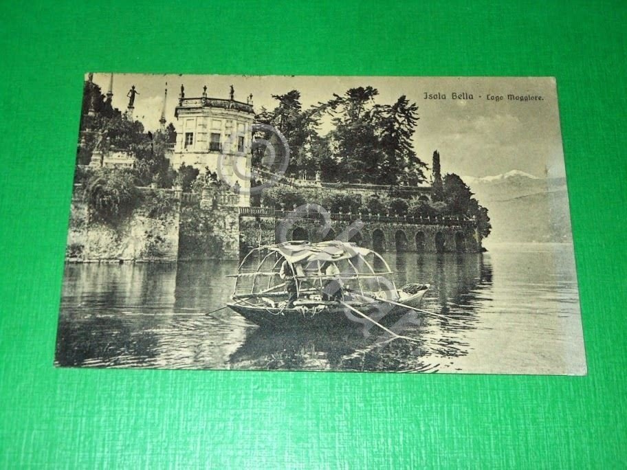 Cartolina Isola Bella - Lago Maggiore 1913.