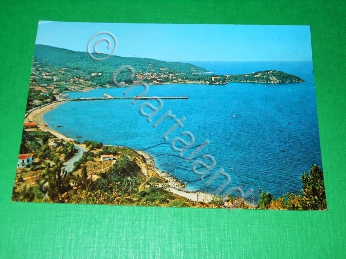 Cartolina Isola d' Elba - Cavo - Panorama 1982.
