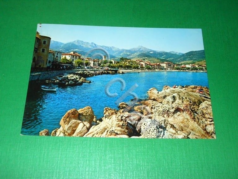 Cartolina Isola d'Elba - Marciana Marina - Scorcio panoramico 1978.