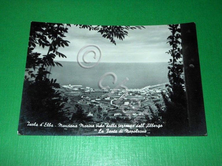 Cartolina Isola d'Elba Marciana Marina vista dall' Albergo La Fonte …