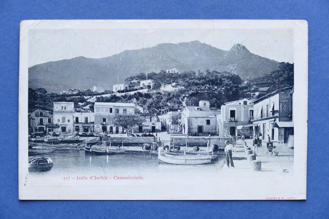 Cartolina Isola d'Ischia - Casamicciola - 1909.
