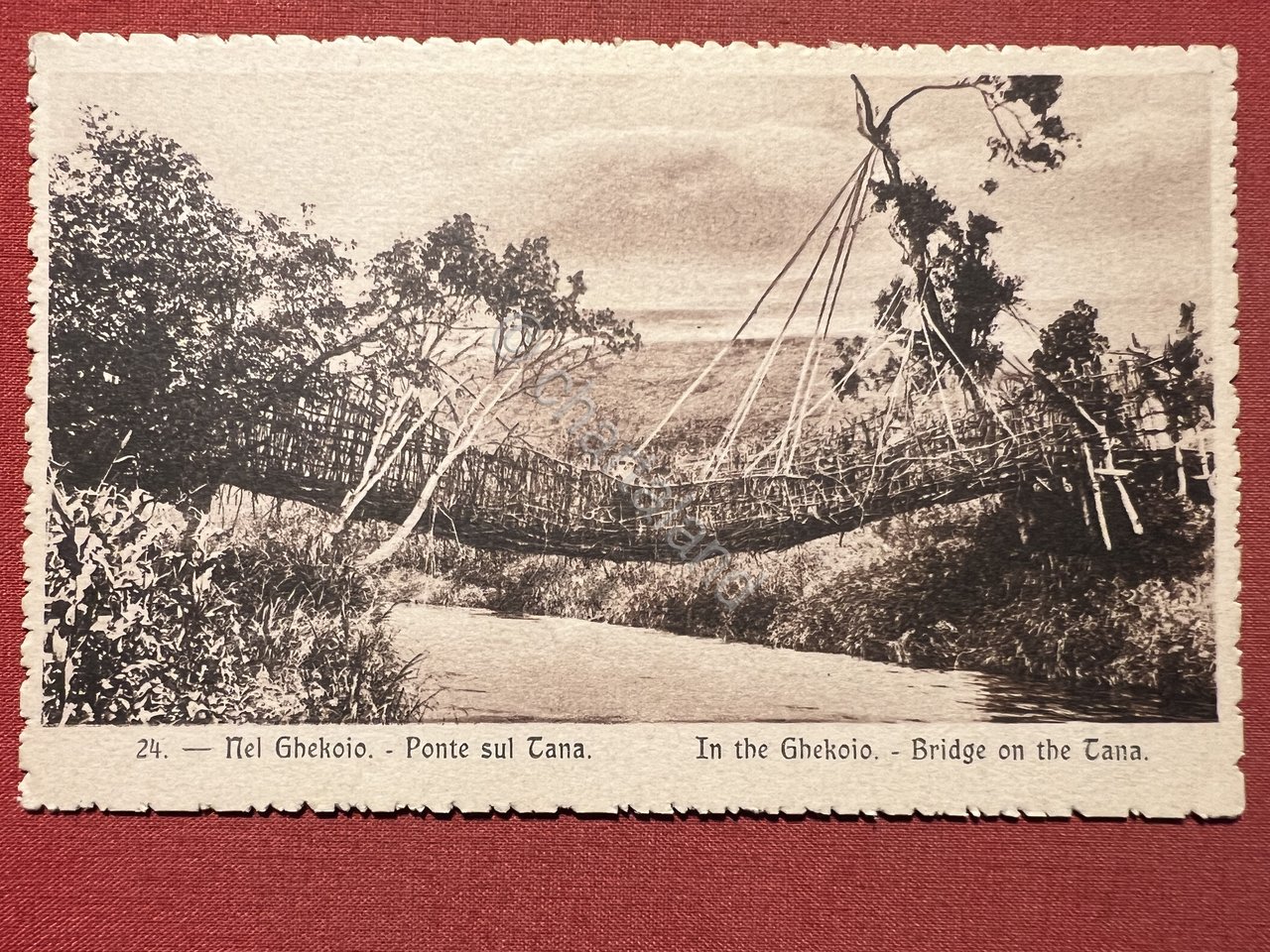 Cartolina Istituto della Consolata Missioni - Nel Ghenoio - Ponte …