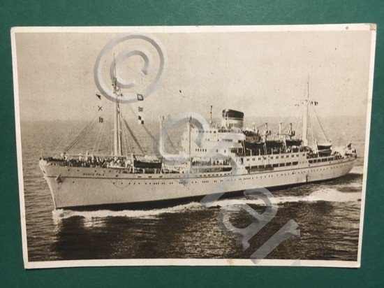 Cartolina Italia - Società Di Navigazione - Genova - M/n …