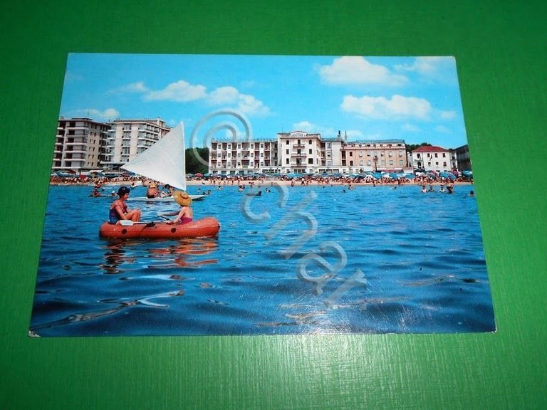 Cartolina Jesolo Lido - Grand Hotel 1968.
