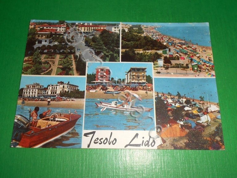 Cartolina Jesolo Lido - Vedute diverse 1963