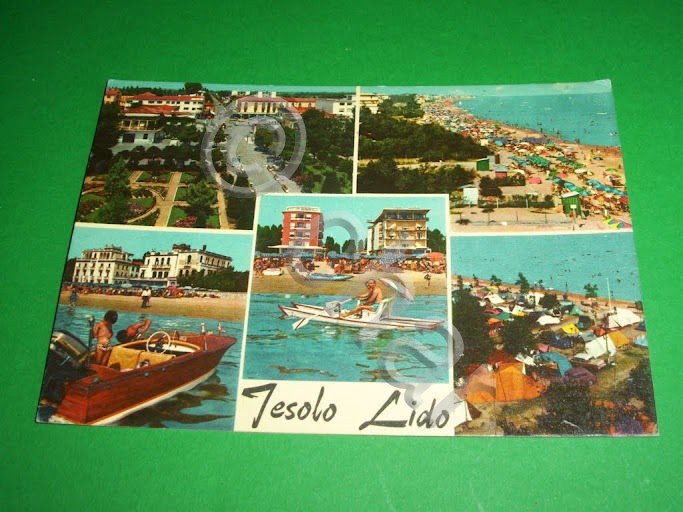 Cartolina Jesolo Lido - Vedute diverse 1965 ca.
