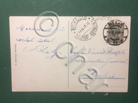 Cartolina Kurort Meram - 1921