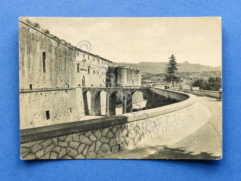 Cartolina L'Aquila - Castello Medievale Federico II - 1955 ca.