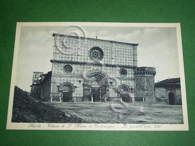 Cartolina L' Aquila - Chiesa di S. Maria di Collemaggio …